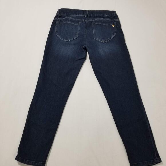 Democracy Jeans Womens 8 Blue Skinny Ab Solution Stretch Dark Indigo B1176KAN - Picture 2 of 12